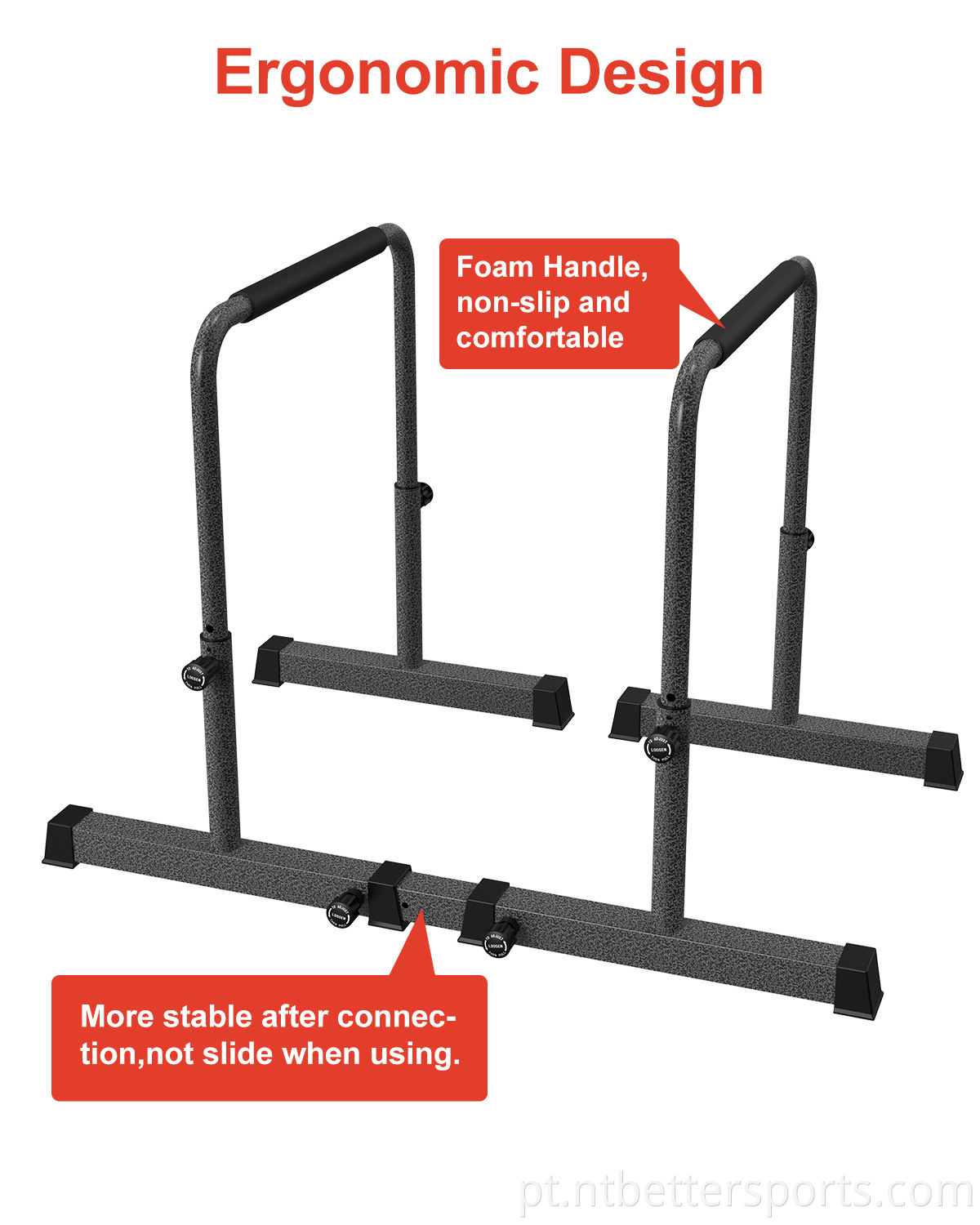 Adjustable Parallel Calisthenics Equipment 